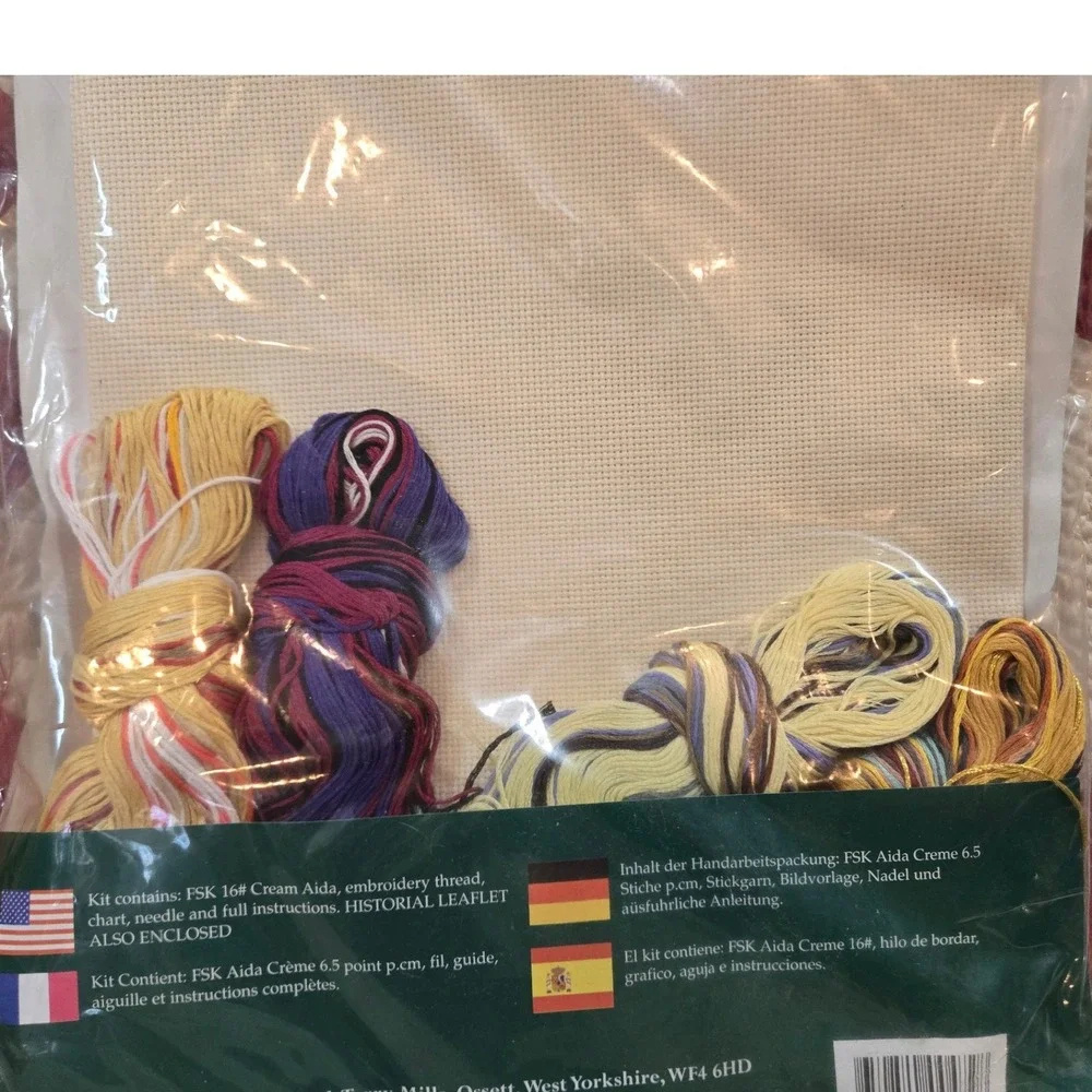 Vintage USA Millennium Sampler‎ Cross Stitch Kit NIP 1999